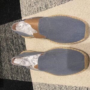 Soludos smoking slipper blue Size 10.5 Brand New!